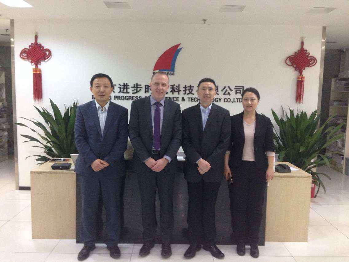 西门子自动化部总经理访问进步公司